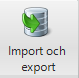 Bild på JobOffice Kassa knapp för Import och export