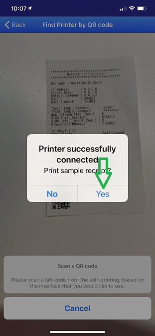 Utility print sample